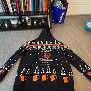 Tito's Handmade Vodka Black and Orange Hoodie